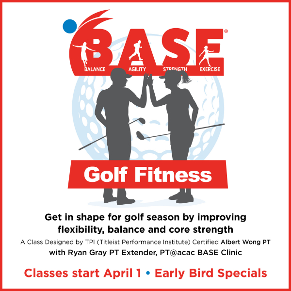 Golf Fitness Class at BASE Clinic Begins April 1