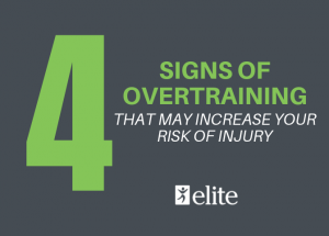 Four Signs of Overtraining
